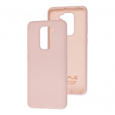 Чехол для Xiaomi Redmi Note 9 Wave Full розовый песок