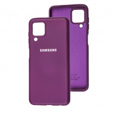 Чехол для Samsung Galaxy A22 (A225) Silicone Full фиолетовый / grape