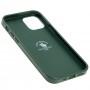 Чохол для iPhone 12 / 12 Pro Polo Knight (Leather) зелений