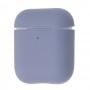 Чехол для AirPods Slim case серый / lavender gray