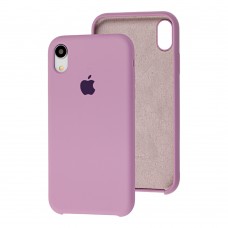 Чехол silicone case для iPhone Xr blueberry