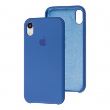 Чехол silicone case для iPhone Xr ice ocean blue  