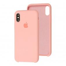 Чохол Silicone для iPhone X / Xs case grapefruit