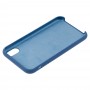 Чехол silicone case для iPhone Xs Max ice ocean blue  