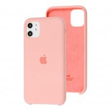 Чохол Silicone для iPhone 11 case grapefruit