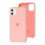 Чохол Silicone для iPhone 11 case grapefruit