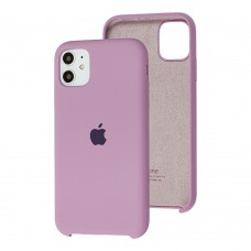 Чохол Silicone для iPhone 11 case blueberry / чорничний