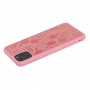 Чехол для iPhone 11 Pro Max Mickey Mouse leather розовый