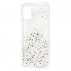 Чехол для Samsung Galaxy A31 (A315) Wave confetti white