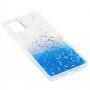Чехол для Samsung Galaxy A31 (A315) Wave confetti white / blue