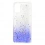 Чехол для Samsung Galaxy A71 (A715) Wave confetti white / purple
