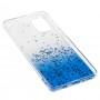 Чохол для Samsung Galaxy A71 (A715) Wave confetti white/blue