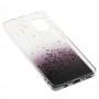 Чехол для Samsung Galaxy A51 (A515) Wave confetti white / dark purple