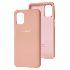 Чохол для Samsung Galaxy M31s (M317) Silicone Full рожевий / pudra