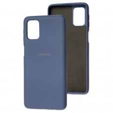 Чехол для Samsung Galaxy M31s (M317) Silicone Full серый / lavender gray