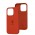 Чехол для iPhone 14 Pro Silicone Full Трезубец красный