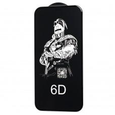 Защитное стекло 6D для iPhone 12 / 12 Pro King Fire черное (OEM)