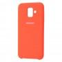 Чохол для Samsung Galaxy A6 2018 (A600) Silky Soft Touch яскраво оранжевий