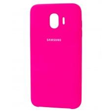 Чехол для Samsung Galaxy J4 2018 (J400) Silky Soft Touch розовый