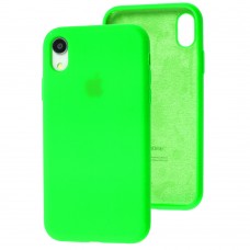 Чехол для iPhone Xr Silicone Full зеленый / neon green