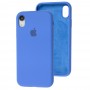 Чехол для iPhone Xr Silicone Full синий / royal blue