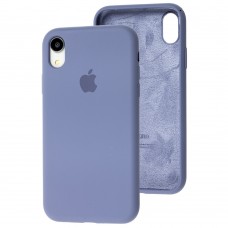 Чехол для iPhone Xr Silicone Full серый / lavender gray