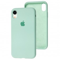 Чехол для iPhone Xr Silicone Full бирюзовый / turquoise 