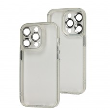 Чохол для iPhone 14 Pro Berlia Bling Gliter Camera Lens clear