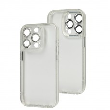 Чохол для iPhone 15 Pro Berlia Bling Gliter Camera Lens clear