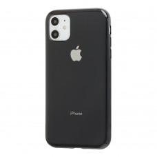 Чехол для iPhone 11 Silicone case (TPU) черный