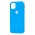 Чехол для iPhone 11 Pro Max Silicone case (TPU) голубой