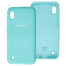 Чехол для Samsung Galaxy A10 (A105) Silicone Full бирюзовый