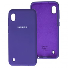 Чехол для Samsung Galaxy A10 (A105) Silicone Full фиолетовый