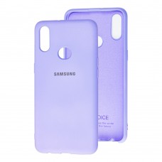 Чохол для Samsung Galaxy A10s (A107) Silicone Full бузковий / dasheen