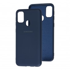 Чохол для Samsung Galaxy M21 / M30s Silicone Full темно-синій