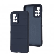Чехол для Xiaomi Redmi 10 Shockproof protective темно-синий