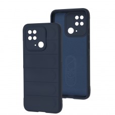 Чехол для Xiaomi Redmi 10C Shockproof protective темно-синий