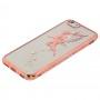 Чехол Kingxbar Diamond для iPhone 6 фея со стразами розовый