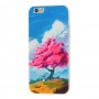 Чехол для iPhone 6 Акварель дерево