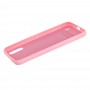 Чехол для Samsung Galaxy A01 (A015) Silicone Full светло-розовый