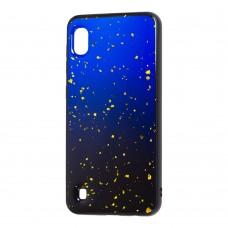 Чехол для Samsung Galaxy A10 (A105) color конфети синий