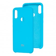 Чехол для Xiaomi Redmi Note 7 Silky Soft Touch голубой