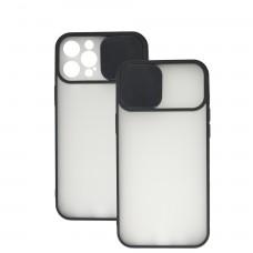 Чехол для iPhone 12 Pro Max LikGus Camshield camera protect черный