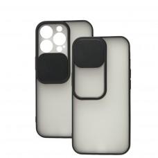 Чехол для iPhone 13 Pro LikGus Camshield camera protect черный