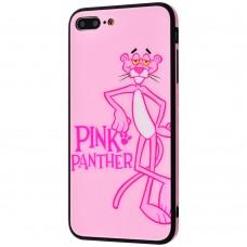 Чехол для iPhone 7 Plus / 8 Plus Glass "pink panther"