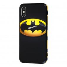 Чехол для iPhone X / Xs glass "Batman"