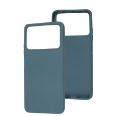 Чехол для Xiaomi Poco X4 Pro 5G Candy синий / powder blue