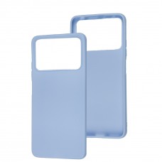 Чехол для Xiaomi Poco X4 Pro 5G Candy голубой / lilac blue