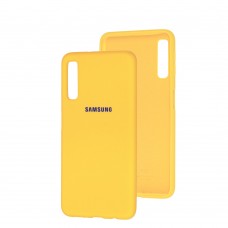 Чехол для Samsung Galaxy A7 2018 (A750) Silicone Full желтый