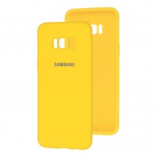 Чохол для Samsung Galaxy S8+ (G955) Silicone Full жовтий